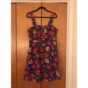 Beautiful Blue Floral Dress 💐